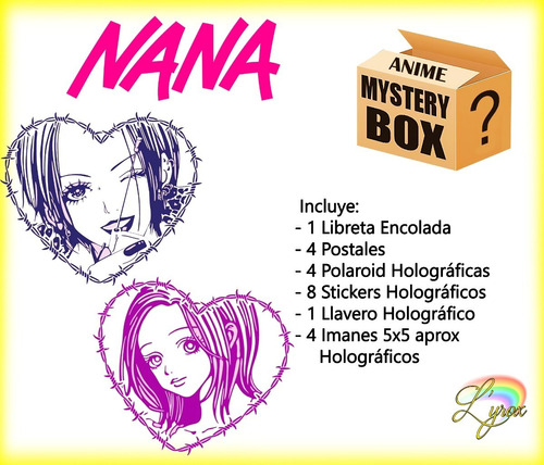 Nana Caja Misteriosa Mystery Box Exclusiva Anime Manga