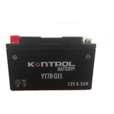 Batería Moto Akt 200 Sm Kontrol Yt7b Gel