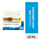 Crema Facial Día Anti-arrugas +35 Hidra Total 5 Loreal Paris