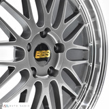 Rines 18x8 5/114 Tipo Bbs Gris Satinado + Aro Pulido