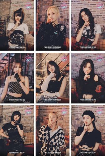 Juego 9 Poster Twice Season Greetings 2023 Fotos Teaser Kpop