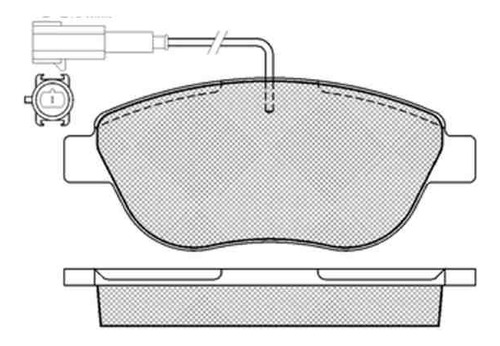 Pastillas Freno Para Fiat 500 L 1.3 Multijet 12/ Delantera Foto 2