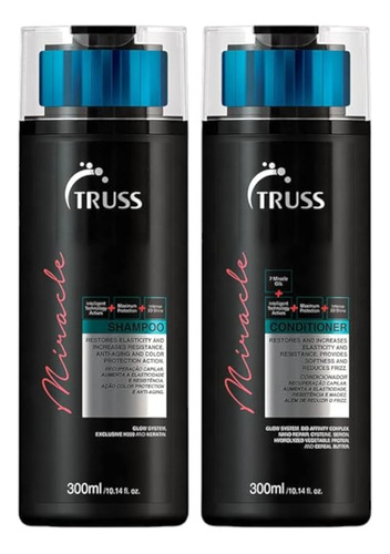 Truss Miracle Shampoo Condicionad Reconstrução Vegano 300ml