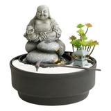 Fuente De Agua + Jardin Zen Feng Shui Relajacion 21cm Tm