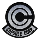 Parche Capsule Corp Azul O Negro, Dragon Ball, Goku Anime