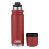 Termo Coleman Acero Inox. Matero 700ml Heritage Red Rojo