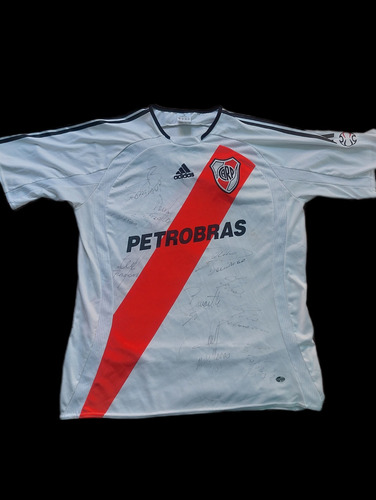 Camiseta De River 2006 Firmada Por Marcelo Gallardo Y Otros 
