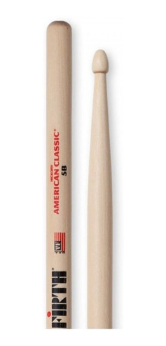 Vic Firth 5b Punta Madera American Classic Palillos Baquetas