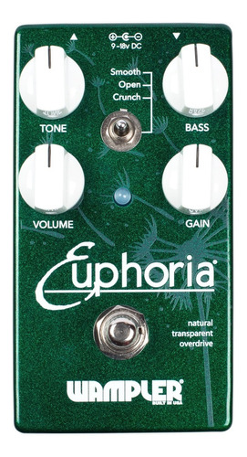 Pedal Wampler Euphoria Overdrive C/ Nf-e & Garantia 