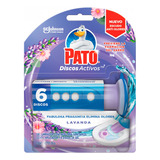Pastillas Para Baño Pato Discos Activos Aroma Lavanda 38g