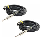 Cable Speakon A Plug (2x2,5mm.) Bafles  X 6 Mts Pack 2unidad