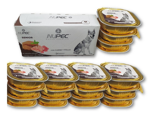 Nupec Senior Alimento Húmedo Pack De 20 Latas Adulto Mayor