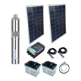 Kit Solar Bombeo 0.76m3hora Pozo Profundo 3 55m.c.a 120w