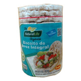 Biscoito De Arroz Integral Orgânico Vegano - Naturallife 80g