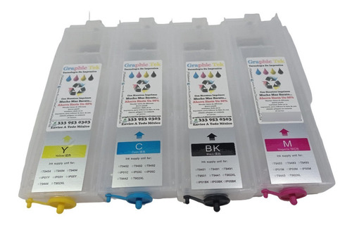 Cartucho Rellenable Epson T941 T942 P/ C5290 C5790 Sin Tinta