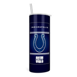 Termo Acero Con Popote Colts Indianapolis Potros Nfl Nombre