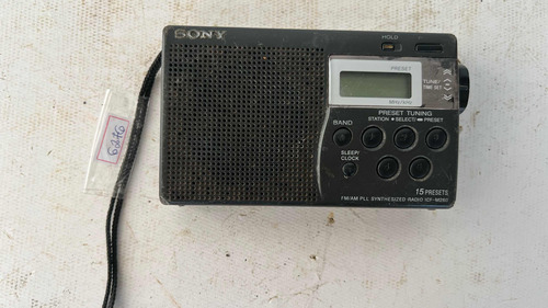 Rádio Sony Icf M 260 15 Presets No Estado