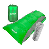 Bolsa De Dormir + Aislante Termico Aluminizado Camping Bolso