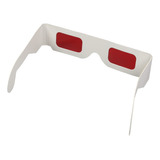 Heyiarbeit 20 Lentes 3d Rojo-rojo, Marco De Carboard, Lente