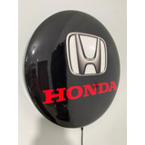 Placa Decorativa Honda Retro 3d Relevo Garagem Oficin