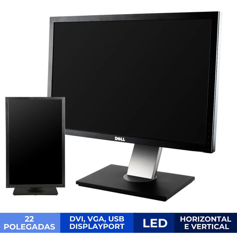Monitor Profissional Dell 22 Polegadas Displayport P2210t