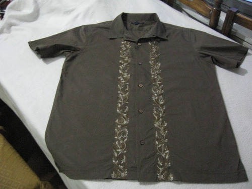 Camisa, Guayabera Cubavera Exclusiva Banana Republic Talla M