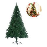 Árvore Pinheiro De Natal Barata Luxo Verde 1,80m 400 Galhos 