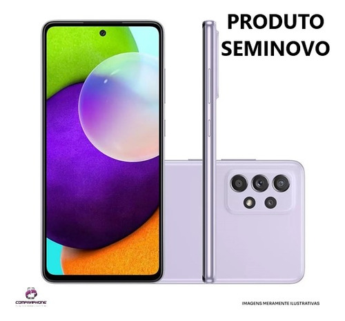 Galaxy A52 Violeta 128gb - Bom - Usado