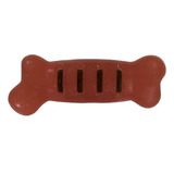 Treat Ringer Flexgrip Hueso Grande, Rojo