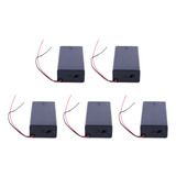 5x 3,7v 2x 18650 Suporte De Bateria, Conector, Caixa De Arma