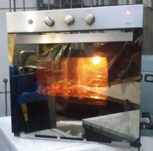 Forno Inox Embutir Eletrico Brastemp +grill / Leia O Anuncio