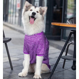 Polerón / Ropa Para Perros - Raza Grande Morado - Talla 6xl