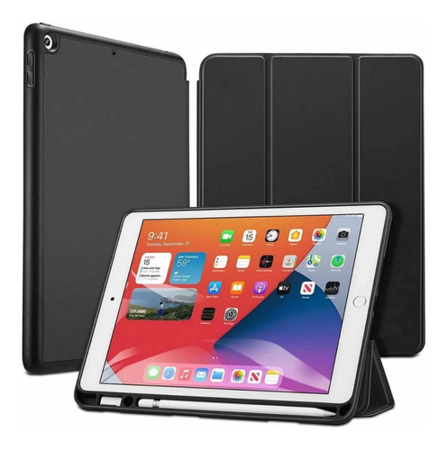 Funda Estuche Smart Case Con Soporte Pencil Para iPad 9 2021