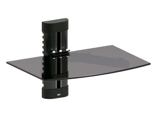 Soporte Dvd- Sinto - Deco.vidrio Templado Negro C/regulacion