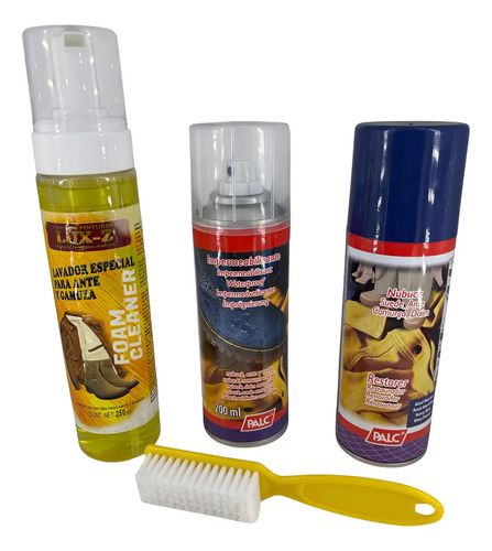 Kit Tinta, Repelente, Limpiador Gamuza Para Botas Timberland