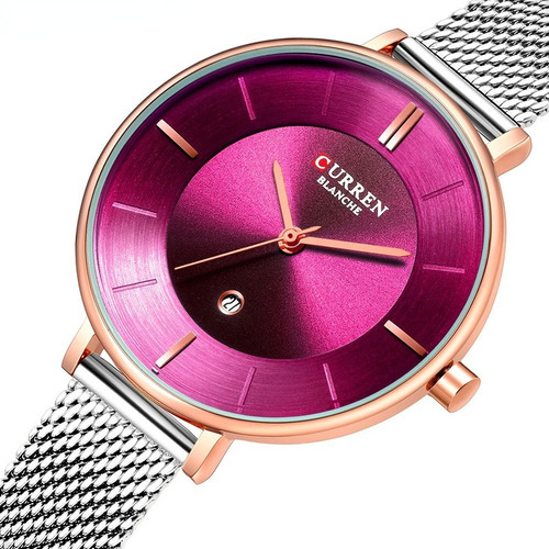 Curren Elegantes Relojes De Cuarzo Impermeables Para Mujer