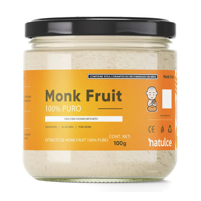 Monk Fruit 100% Puro Fruta Del Monje En Polvo Sin Eritritol Natulce | MercadoLibre