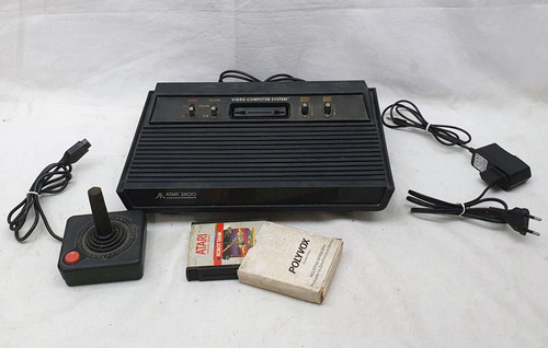 Leia Descricao - Atari 2600 Polyvox Nunca Aberto C/ Controle E Jogo
