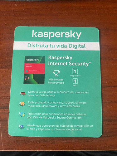 Licencia Kaspersky Internet Security Legitima 1 Año 1 Equipo