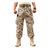 Zlslz Hombres Militar Táctico Casual Camuflaje