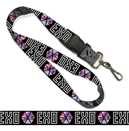 Portagafetes Lanyard Exo Kpop Musica Boy Band Llavero