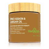 Pro Keratin & Argan Oil - Hair Mask, 150 G -  Herbishh.