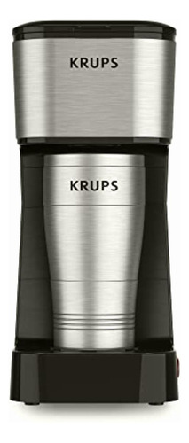 Cafetera Personal De Filtro Krups To Go Inoxidable Con