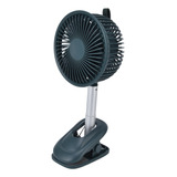 Ventilador Con Clip, Ajuste De 360 Grados, Carga Usb