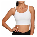 Tops - Lemedy Sports Bra Adjustable Strap Crop Padded Tank T