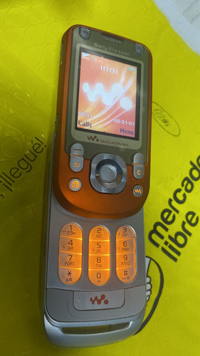 Sonyericsson W600 Medio Giro Retro Naranja Impecable. Ver Y Leer¡