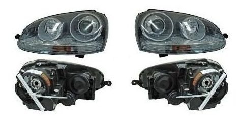 Par Juego Faros Vw Bora Gli / Gti 2007 - 2009 P/xenon Zry