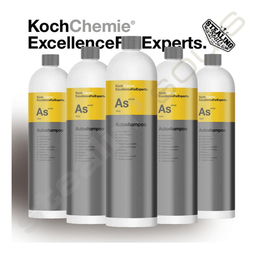 Koch Chemie | As | Autoshampoo | Shampoo Alcalino Ph9 | 1 Lt