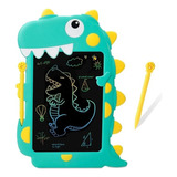 Lousa Mágica Lcd Infantil Tablet Para Criança Verde Educativ