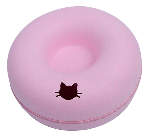 Cama Túnel Para Gatos, Esconderijo Para Gatos, Rosa 60cm